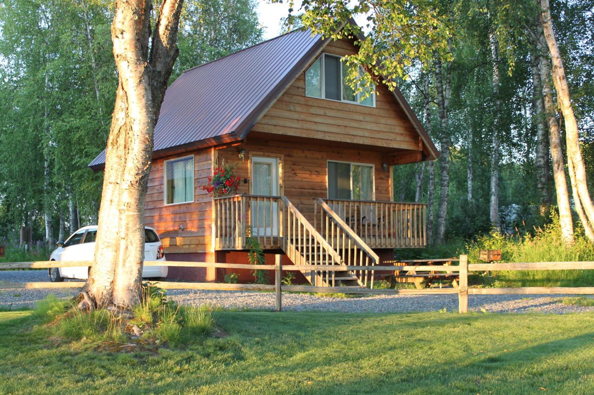 Susitna River Lodging, Riverside Cabins Talkeetna Esterno foto